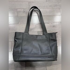 The Sak De Young Gray 100% Leather Tote Bag
